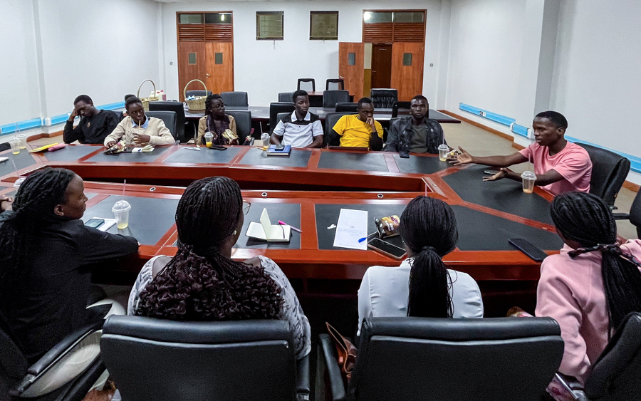 Campus welfare dialogue session with student and faculty representatives