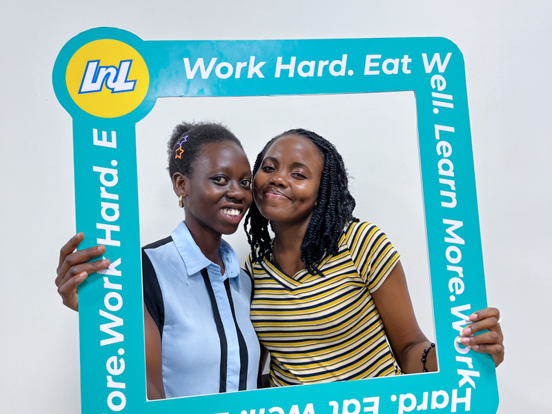 Students receiving meals